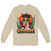 Chingona Sugar Skull Long Sleeve Tee | Teevron