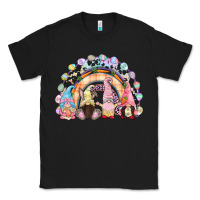 Black Easter Day rainbow gnomes Classic Tee - CowGirlArtShop