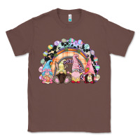 Chestnut Easter Day rainbow gnomes Classic Tee - CowGirlArtShop