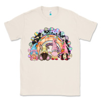 Natural Easter Day rainbow gnomes Classic Tee - CowGirlArtShop