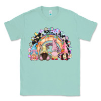 Seafoam Easter Day rainbow gnomes Classic Tee - CowGirlArtShop