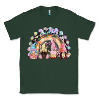 Sports Green Easter Day rainbow gnomes Classic Tee - CowGirlArtShop