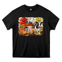 Black fall farm animals Heavy Core Tee - CowGirlArtShop