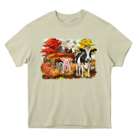 Mossy fall farm animals Heavy Core Tee - CowGirlArtShop