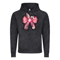 Vintage Black easter bunny pencil bow Vintage Hoodie - CowhideDigitalArt