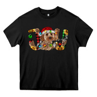Black Cockapoo Christmas Joy Heavy Core Tee - RanaPortraitStore
