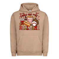 Pigment Burro take me out to the ball game baseball Urban Hoodie - Jasminsmagicworld