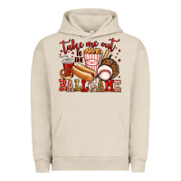 Pigment French Oak take me out to the ball game baseball Urban Hoodie - Jasminsmagicworld