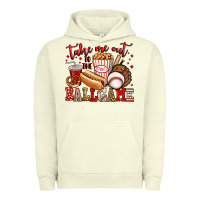 Pigment Pistachio take me out to the ball game baseball Urban Hoodie - Jasminsmagicworld