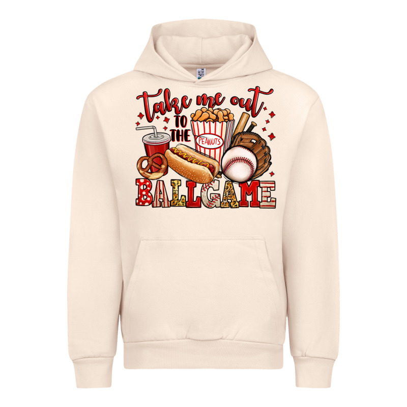 Take Me Out To The Ball Game Baseball Urban Hoodie by Jasminsmagicworld | Teevron