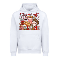 White take me out to the ball game baseball Urban Hoodie - Jasminsmagicworld