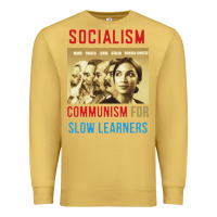 Antique Gold socialism Premium Sweatshirt - DesigneFamous