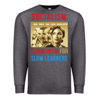 Charcoal Heather socialism Premium Sweatshirt - DesigneFamous