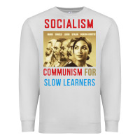Dove Grey socialism Premium Sweatshirt - DesigneFamous