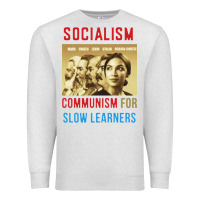Oatmeal Heather socialism Premium Sweatshirt - DesigneFamous