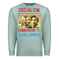 Seafoam socialism Premium Sweatshirt - DesigneFamous