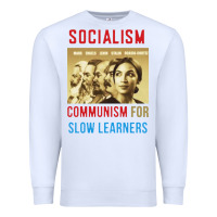 White socialism Premium Sweatshirt - DesigneFamous