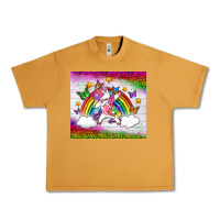 Peanut Butter LGBTQ Dabbbing Unicorn And Rainbow Tumbler Urban Heavy Tee - BundleAndBundleShop