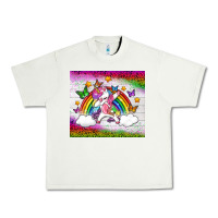 Pistachio LGBTQ Dabbbing Unicorn And Rainbow Tumbler Urban Heavy Tee - BundleAndBundleShop