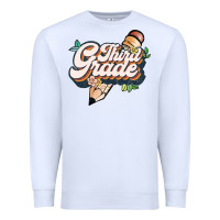 White third grade Premium Sweatshirt - JahusDesignShop