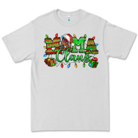 Dove Grey Mama claus christmas lights and gifts mother's day Premium Tee - HowdyJamesFarm
