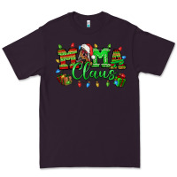 Plum Mama claus christmas lights and gifts mother's day Premium Tee - HowdyJamesFarm