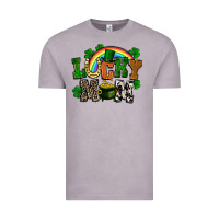 Vintage Zinc lucky mom St. Patricks Day Vintage Tee - FaDigitalArtStudio