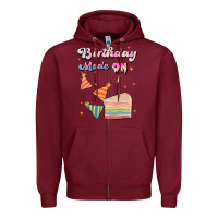 Burgundy birthday mode on Zipper Hoodie - JahusDesignShop