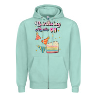 Seafoam birthday mode on Zipper Hoodie - JahusDesignShop