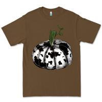 Cacao watercolor cowhide halloween pumpkin Premium Tee - RanaPortraitStore
