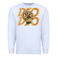 White jojo bizarre Premium Sweatshirt - DesigneFamous