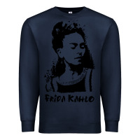 Navy frida kahlo Premium Sweatshirt - DesigneFamous