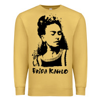 Antique Gold frida kahlo Premium Sweatshirt - DesigneFamous