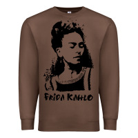 Chestnut frida kahlo Premium Sweatshirt - DesigneFamous
