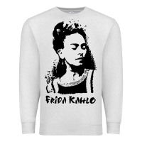 Oatmeal Heather frida kahlo Premium Sweatshirt - DesigneFamous