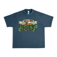 Midnight Navy wee bit irish st patrick's day Urban Heavy Tee - FaDigitalArtStudio
