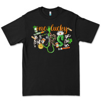 Black One lucky Nurse St. Patrick's Day Premium Tee - CowGirlArtShop