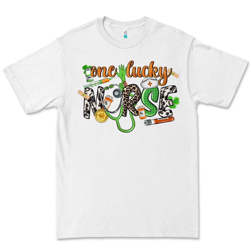 One Lucky Nurse St. Patrick's Day Premium Tee by CowGirlArtShop | Teevron