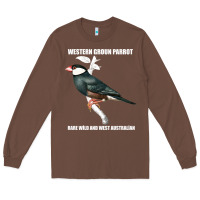 Chestnut western ground parrot rare wild and west australian Long Sleeve Tee - Bettercallsaul