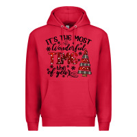 Cardinal IT THE MOST WONDERFUL TIME the of year Premium Hoodie - CowhideDigitalArt
