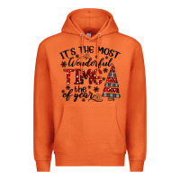 Carrot IT THE MOST WONDERFUL TIME the of year Premium Hoodie - CowhideDigitalArt
