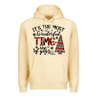 Pina Colada IT THE MOST WONDERFUL TIME the of year Premium Hoodie - CowhideDigitalArt