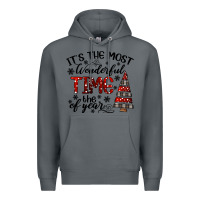 Rock IT THE MOST WONDERFUL TIME the of year Premium Hoodie - CowhideDigitalArt