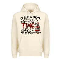 Sandshell IT THE MOST WONDERFUL TIME the of year Premium Hoodie - CowhideDigitalArt