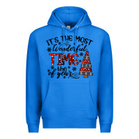 True Royal IT THE MOST WONDERFUL TIME the of year Premium Hoodie - CowhideDigitalArt