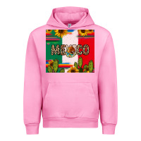 Fuchsia Pink Mexico Urban Hoodie - RanaPortraitStore