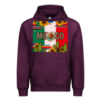 Mauve Wine Mexico Urban Hoodie - RanaPortraitStore