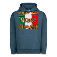 Pigment Midnight Navy Mexico Urban Hoodie - RanaPortraitStore