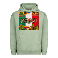 Pigment Oil Green Mexico Urban Hoodie - RanaPortraitStore