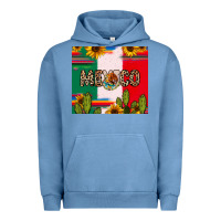 Pigment Pebble Blue Mexico Urban Hoodie - RanaPortraitStore